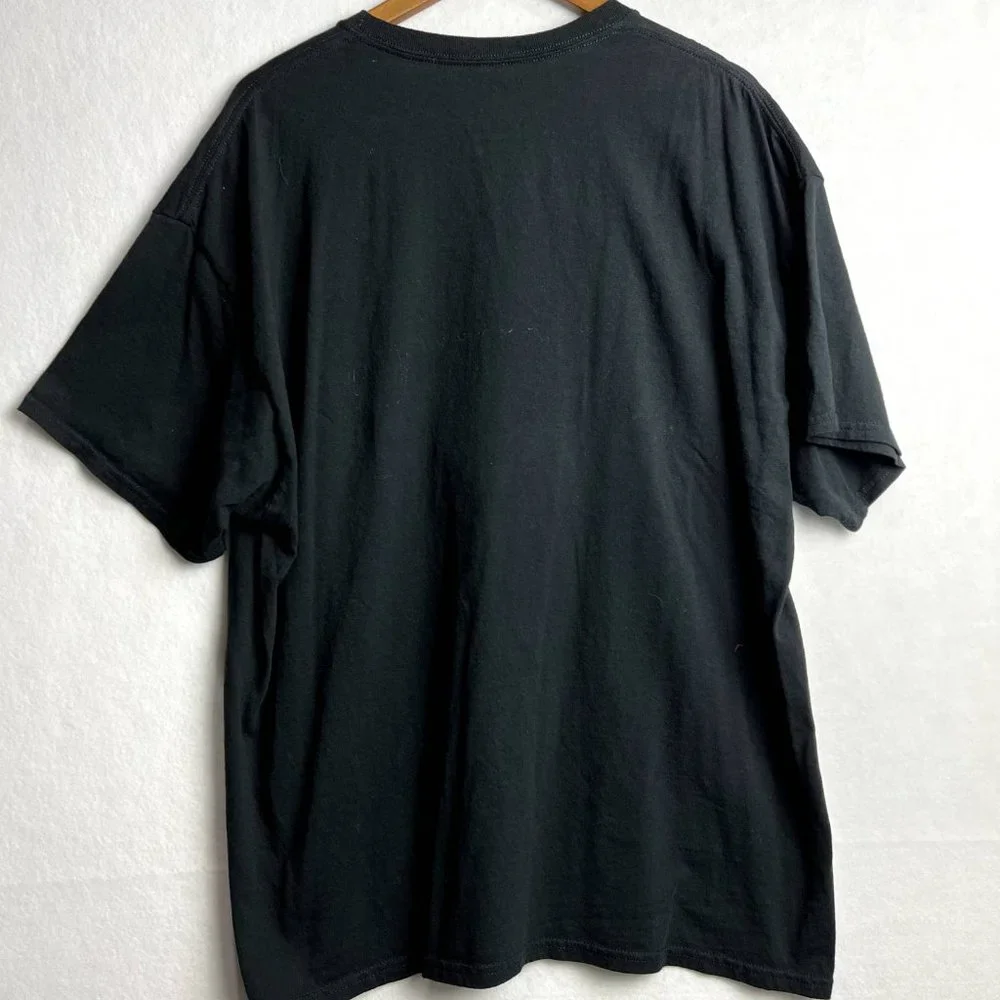 Baby Shark mens 2XL Daddy Shark Black Gildan Tshirt Baby Shark Dad Crew Neck Y2K - Picture 3 of 5